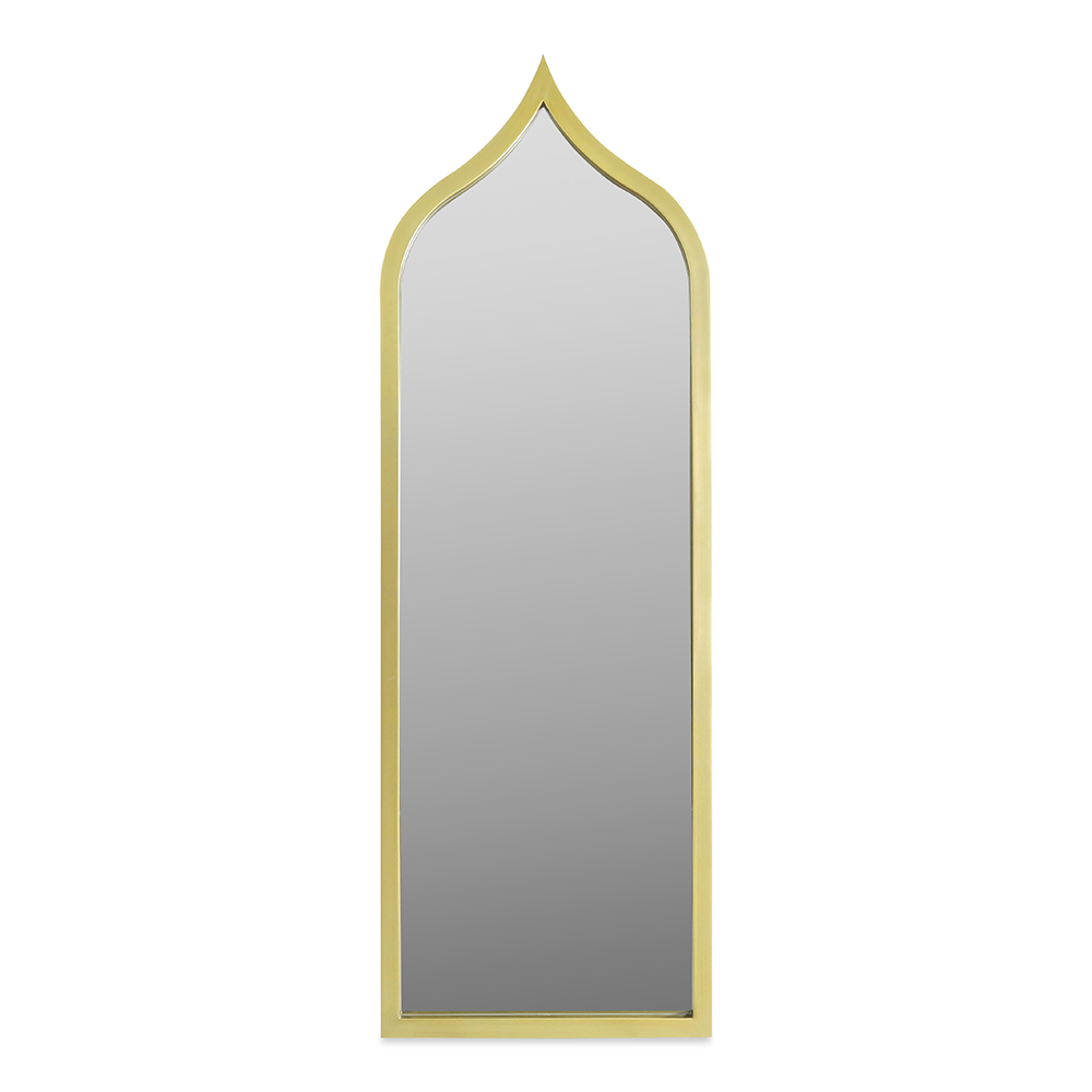 مرآة أرضية من مهراب لينر، ذهبي - 150x50 سم