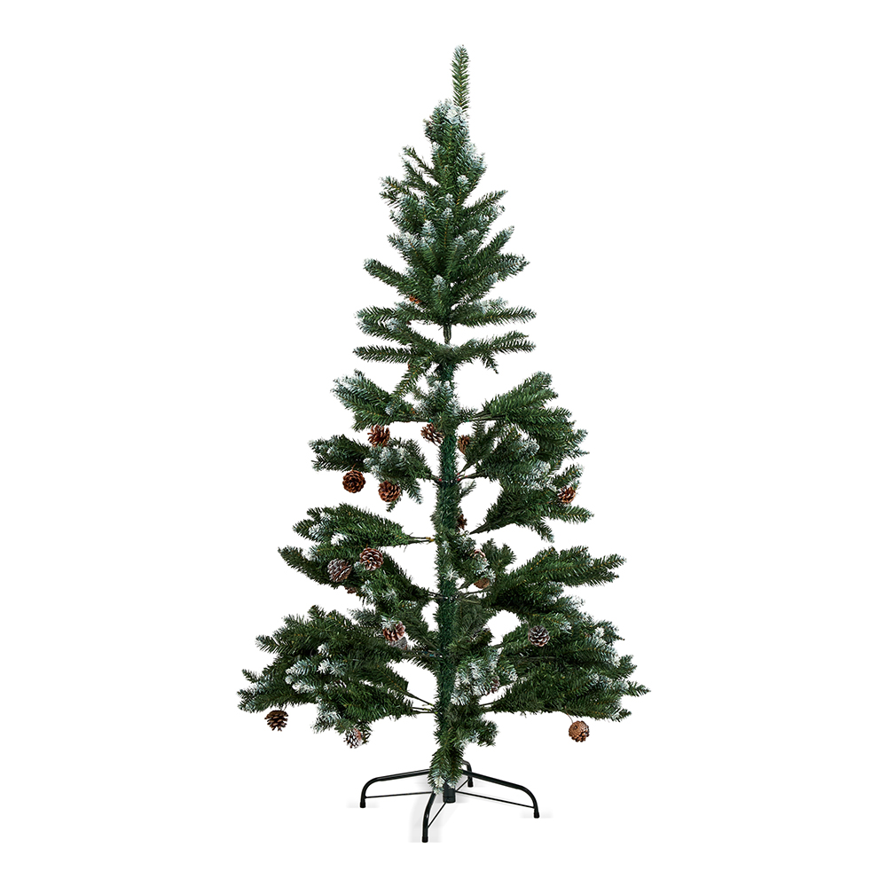 شجرة عيد الميلاد بيلي مع مخاريط الصنوبر المستديرة، أخضر - 180 سم