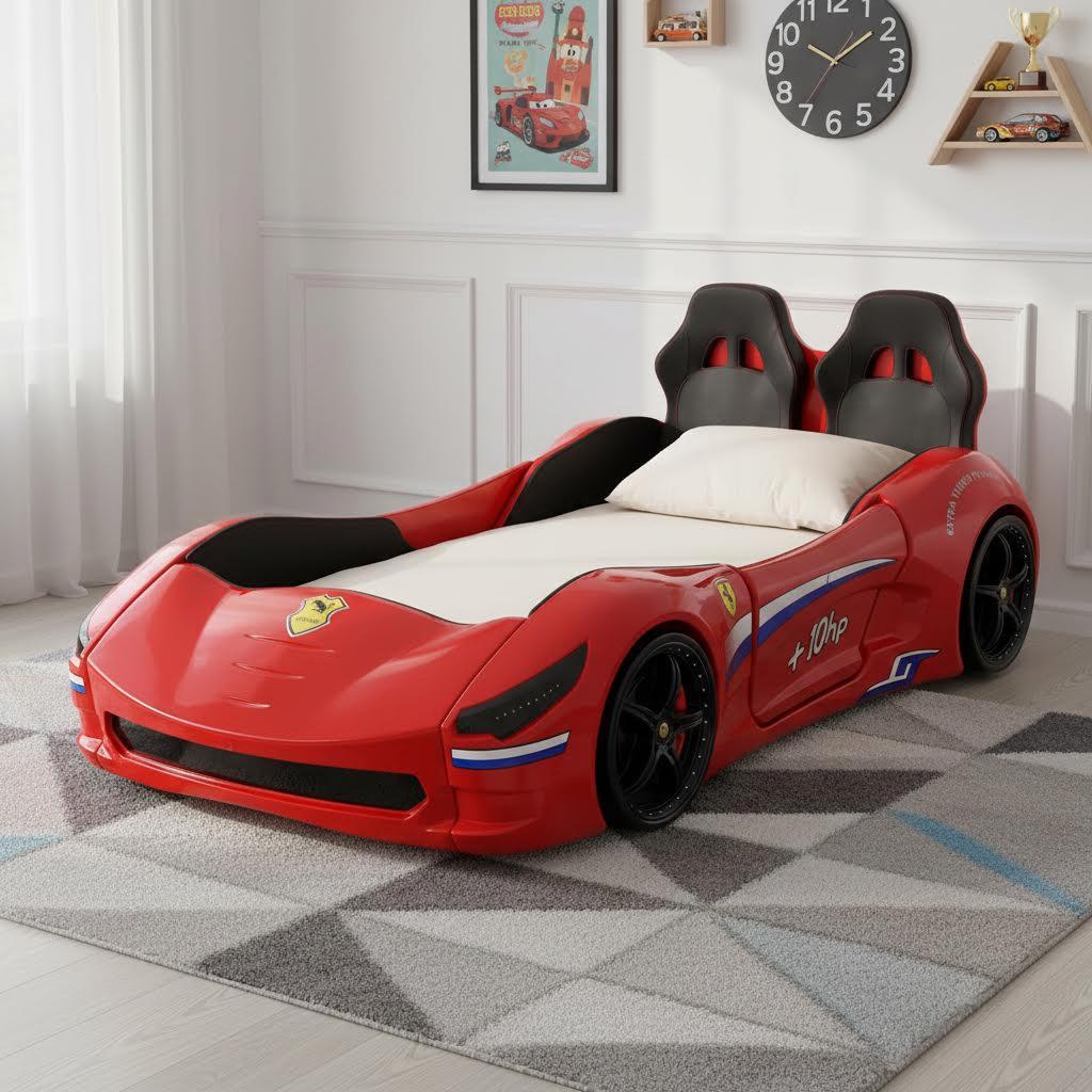 New Ferrari Car Bed - 90x190cm