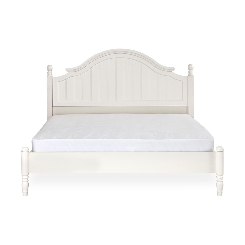 كلوفيس سرير خشبي بحجم كوين - 150 × 200 سم