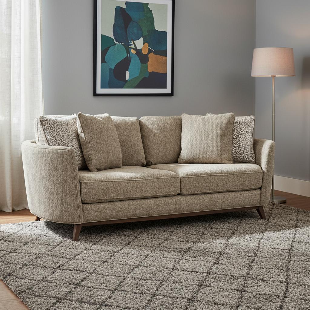 Clint 3-Seater Sofa, Beige