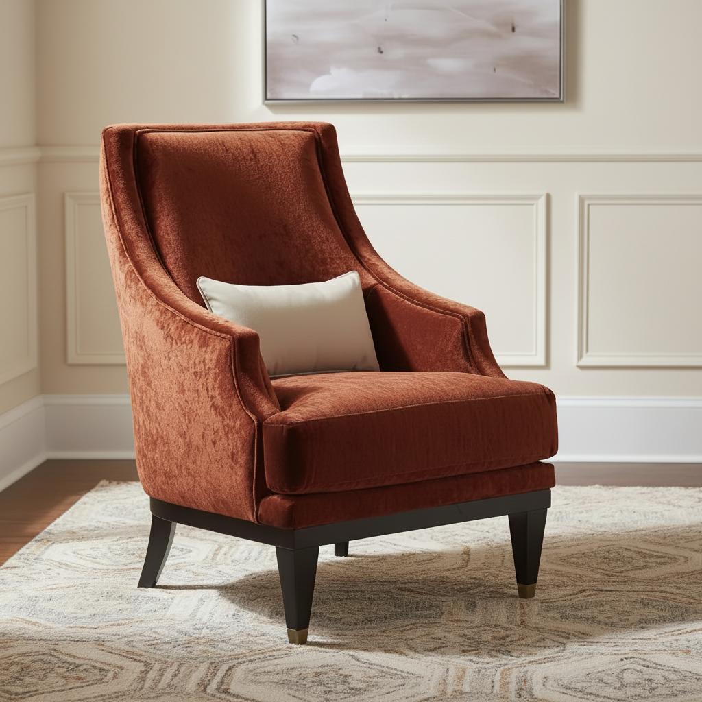 Revora Armchair, Brown