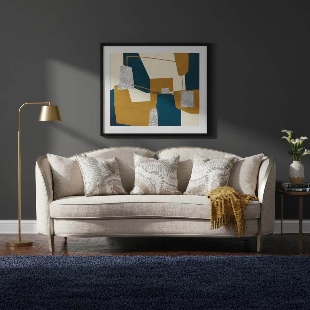 Aasma 3-Seater Sofa, Grey