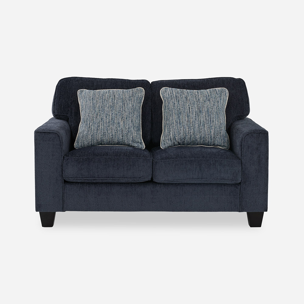 أريكة اتمور ذات مقعدين، أزرق داكن