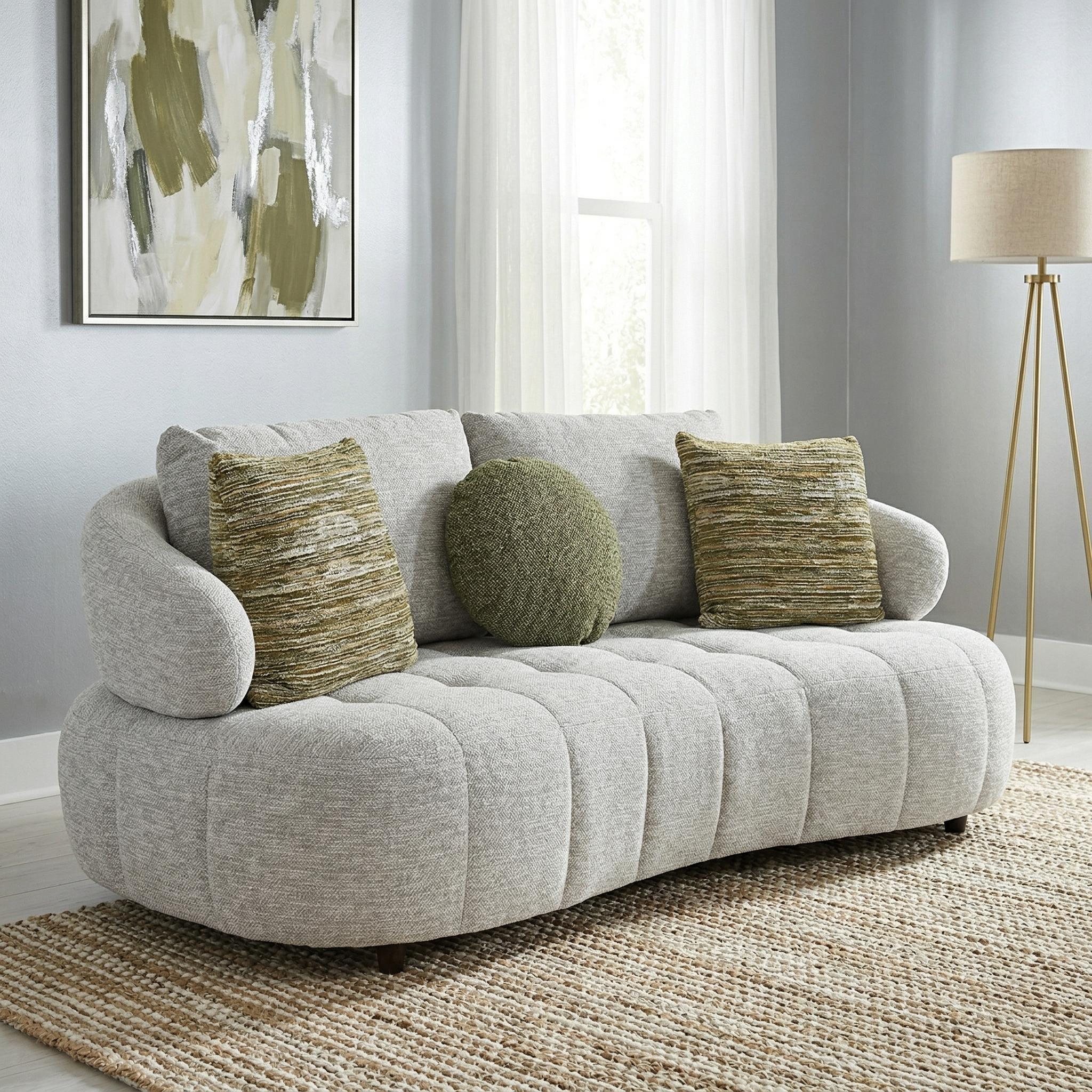 Ballart 2-Seater Large Sofa, Light Grey