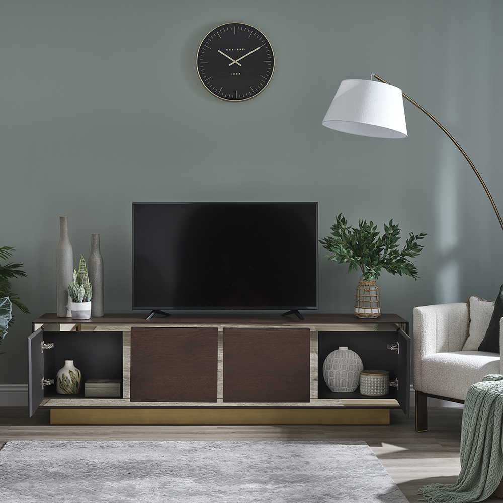 Montana Entertainment Unit, Brown - 220x61.5 cm