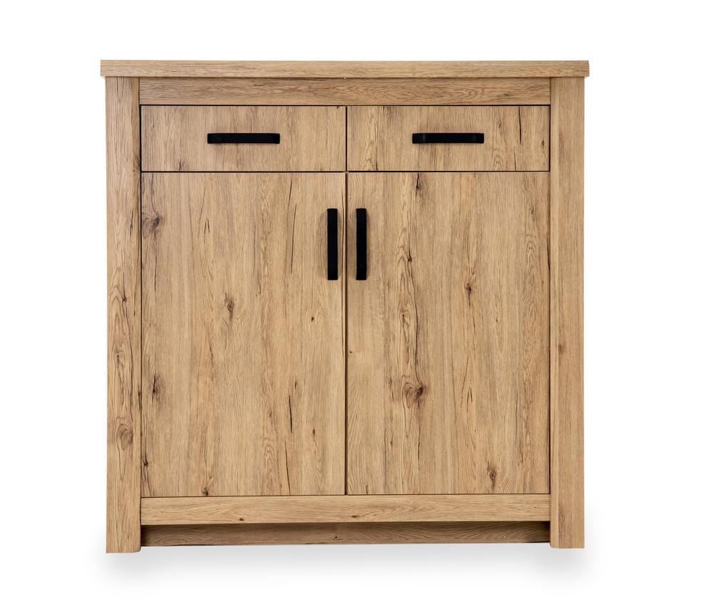 Braxton 2-Door Shoe Cabinet for 21 pairs, Summer Oak