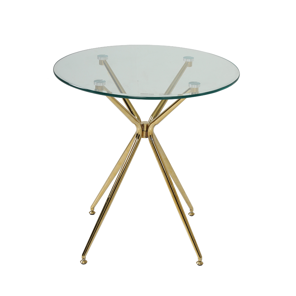 Toshika End Table, Gold