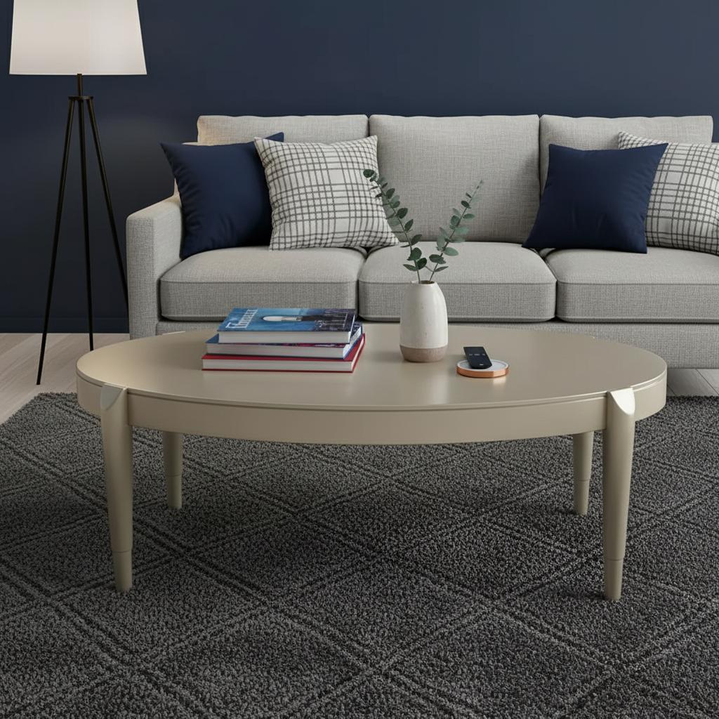 طاولة قهوة من هيا، ذهبي فاتح