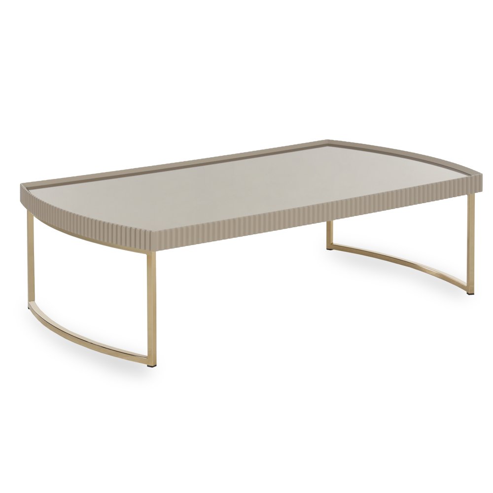 طاولة قهوة سايبرس بسطح مرآة 