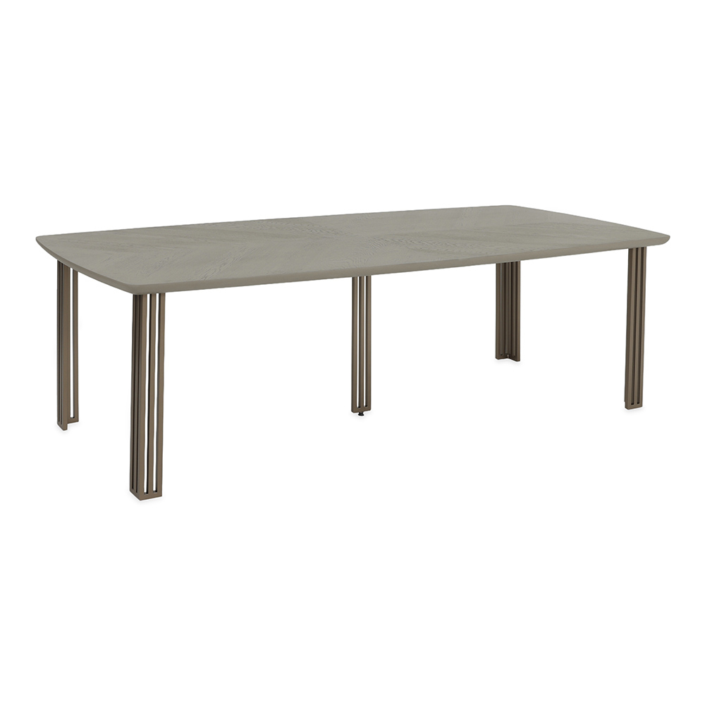 Ibiza 8-Seater Dining Table, Brown - 280x115 cm