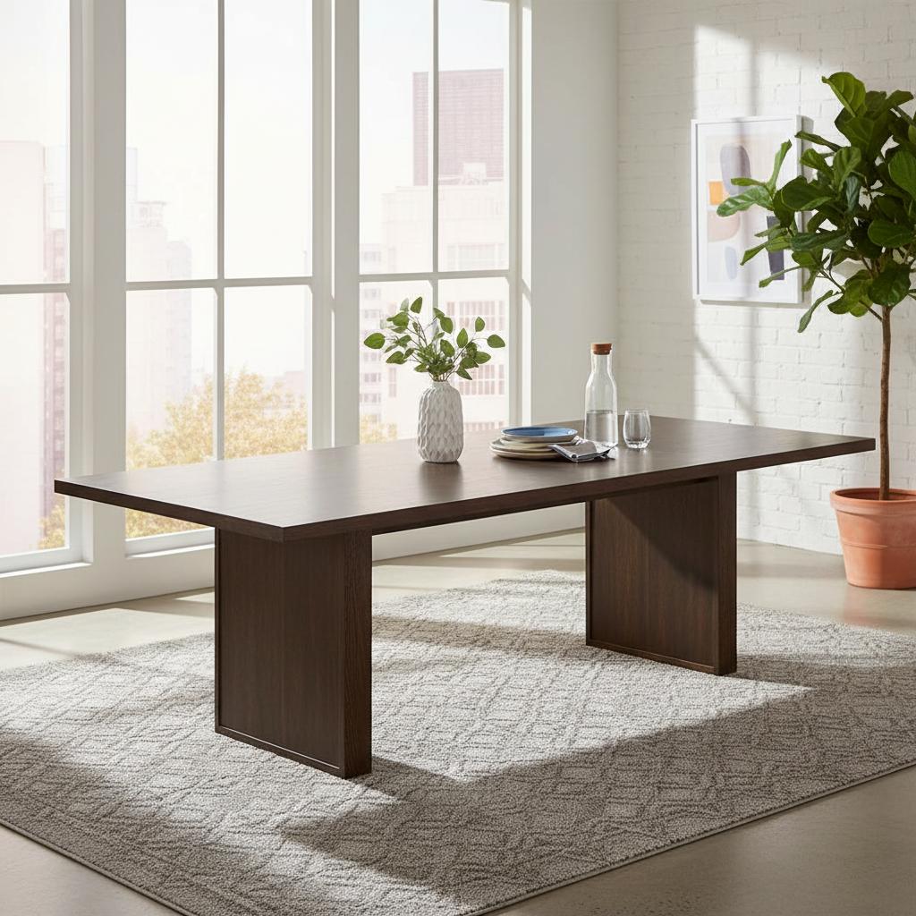 Bristol 8-Seater Dining Table, Brown - 240x120 cm