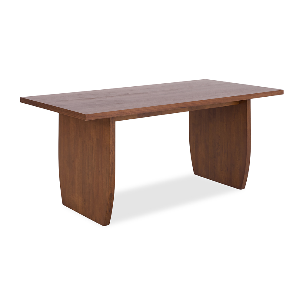 Ethan 6-Seater Dining Table, Brown - 180x90 cm