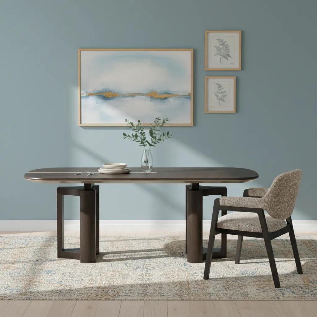 Hover 8-Seater Dining Table, Brown