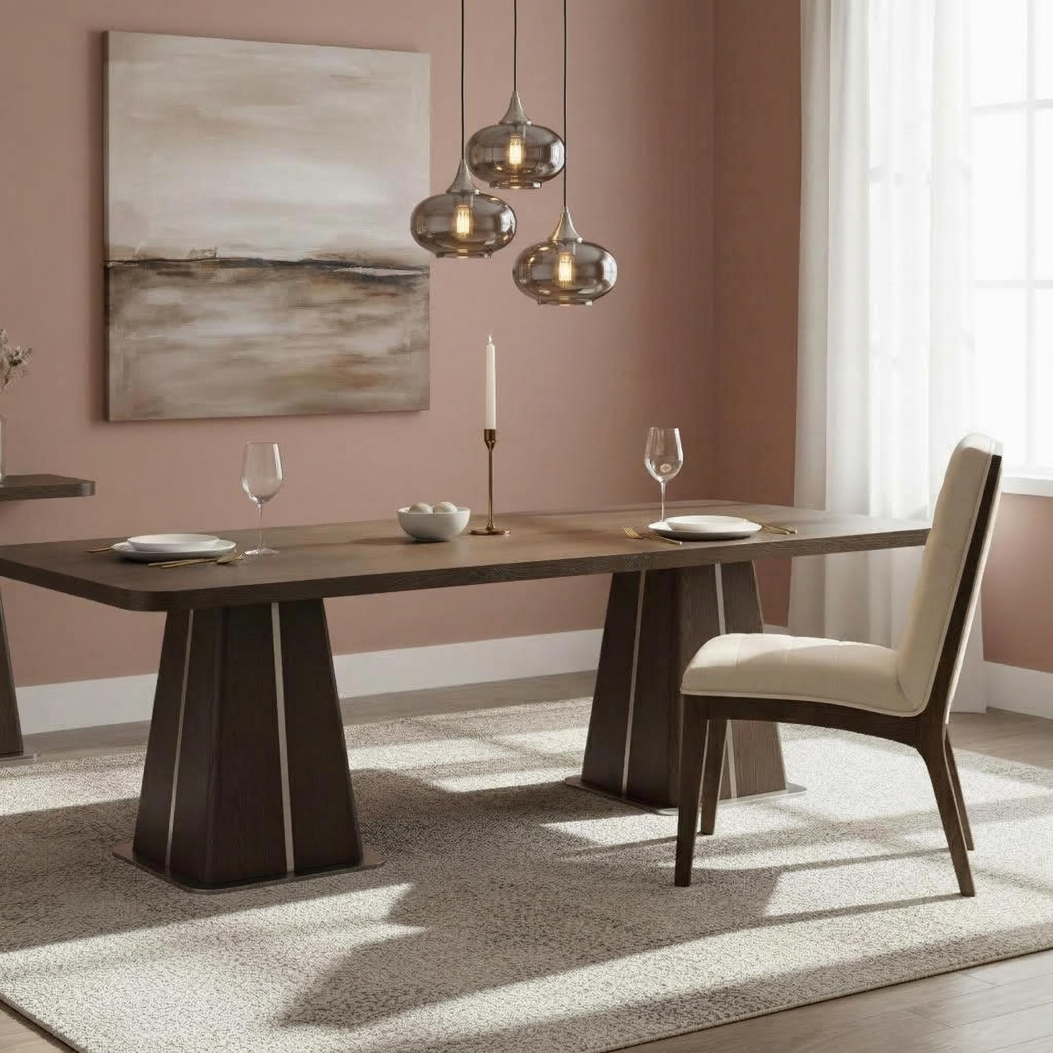 Audrey 8-Seater Dining Table, Brown