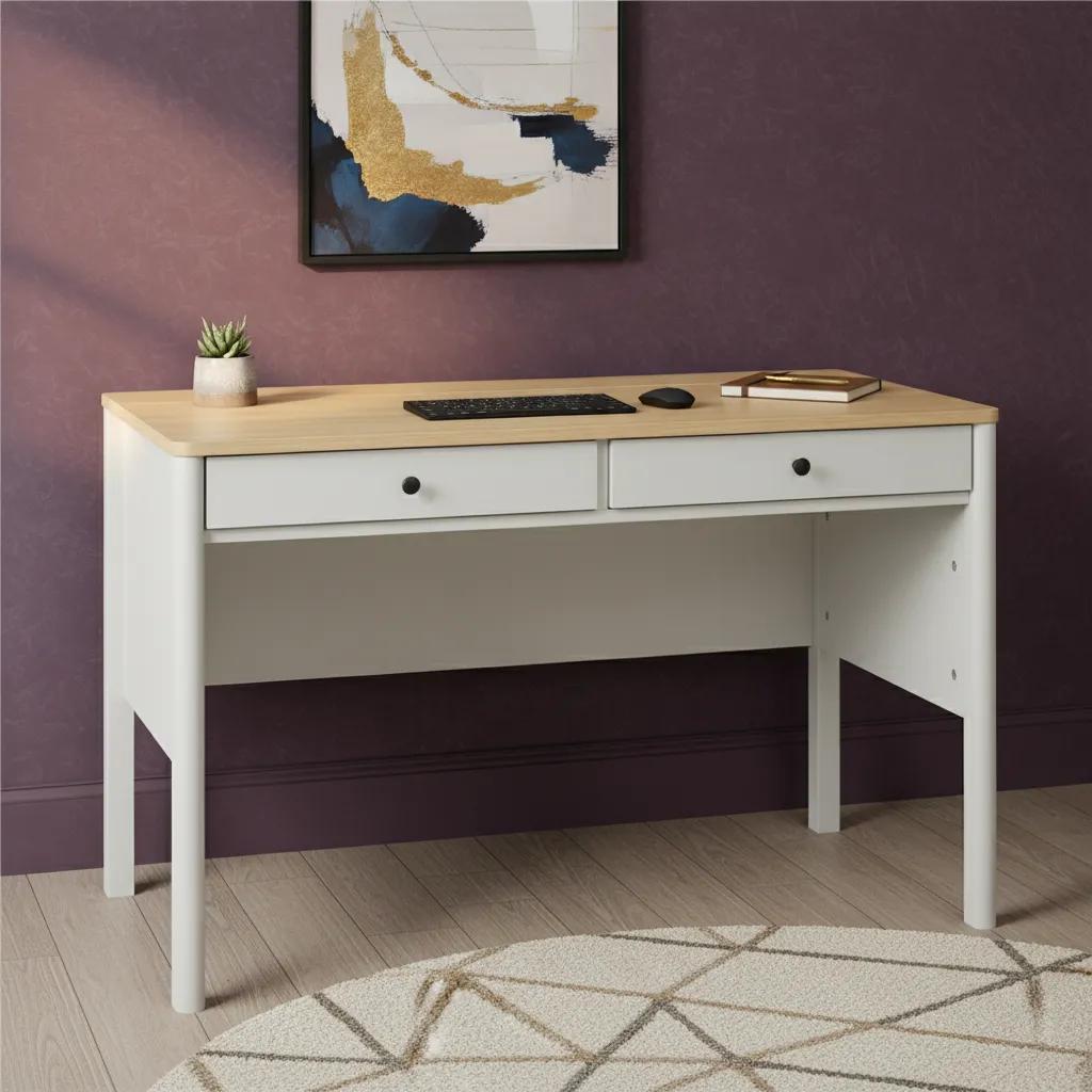 Frost Study Desk, Grey