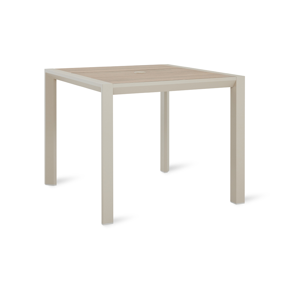 Urban 2-Seater Dining Table, Sand & Oak - 90x90 cm