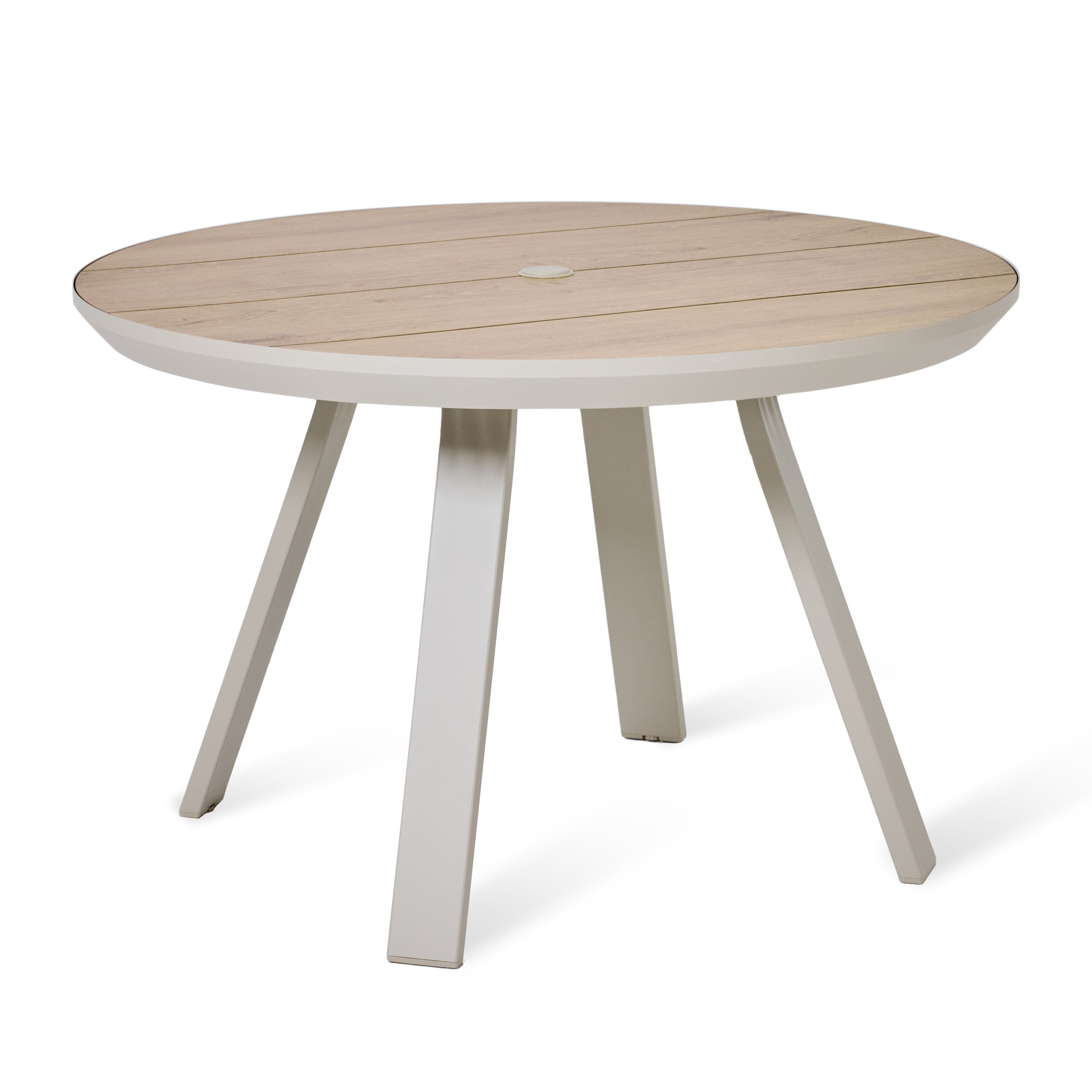 Urban Round 6-Seater Dining Table, Grey & Natural