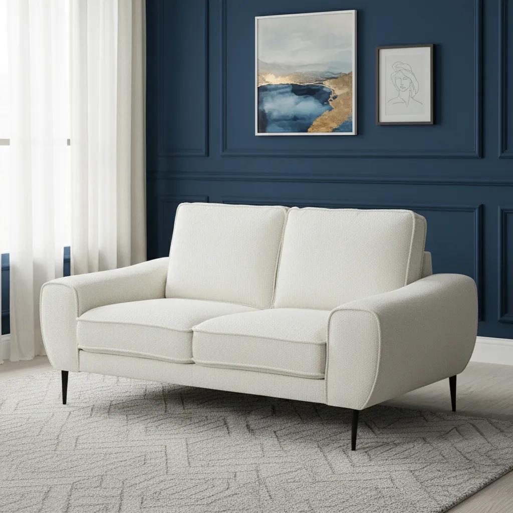 Shaun 2-Seater Sofa, White