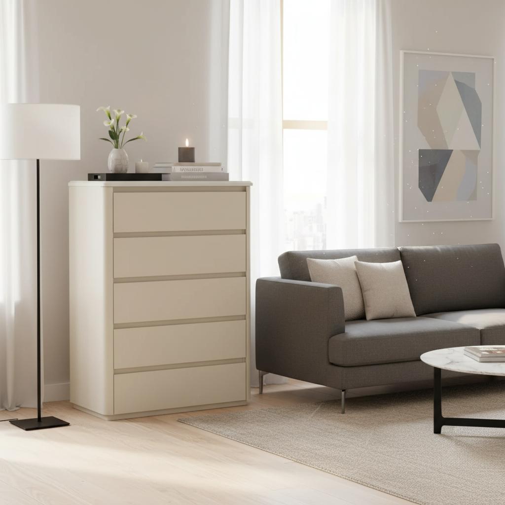 Royalton Chest of Drawers, Taupe