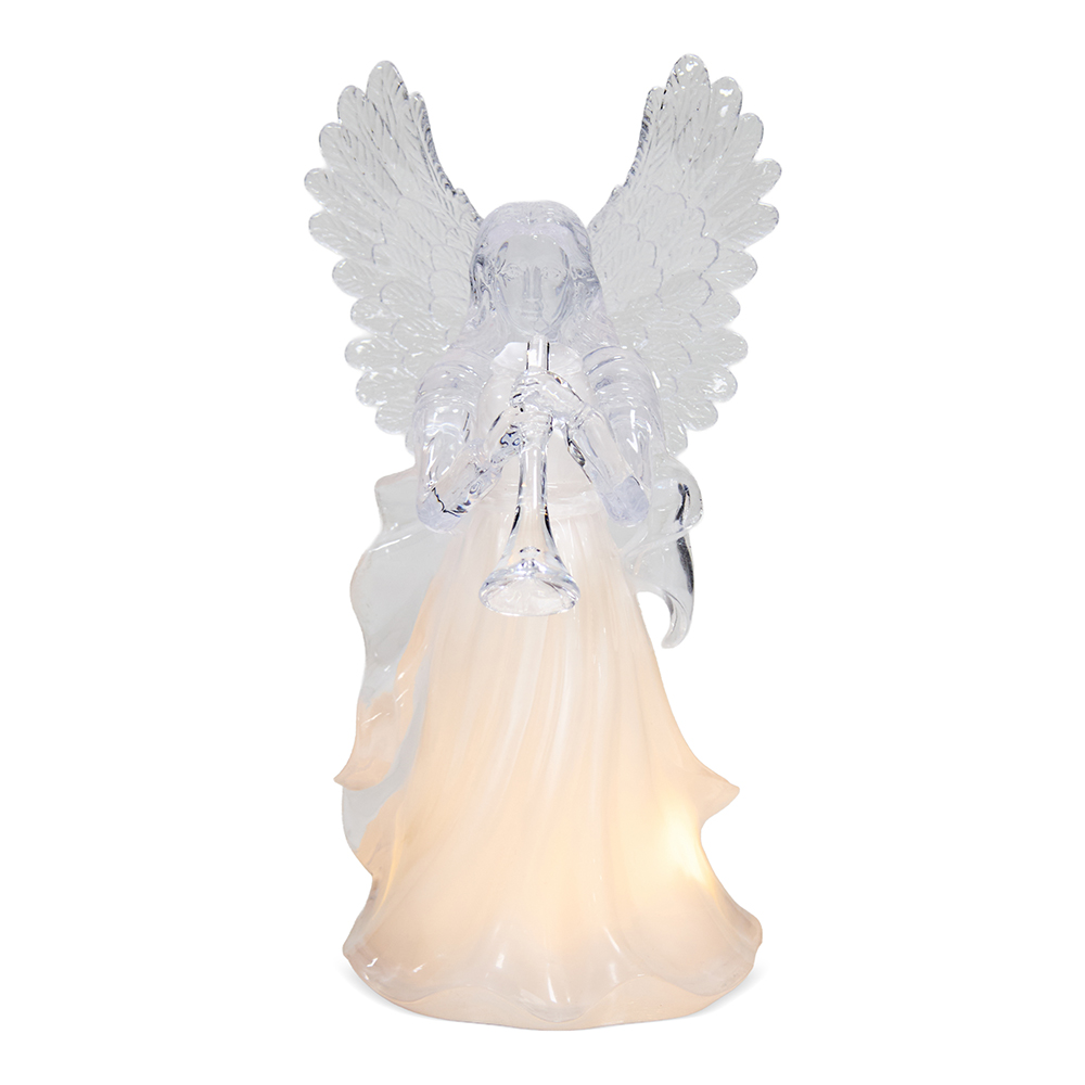 شكل ملاك مضيء بضوء ليد - أبيض دافئ