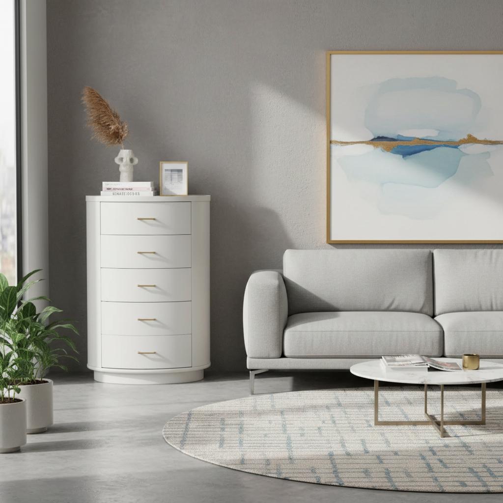 New Selena Chest of Drawers, Beige