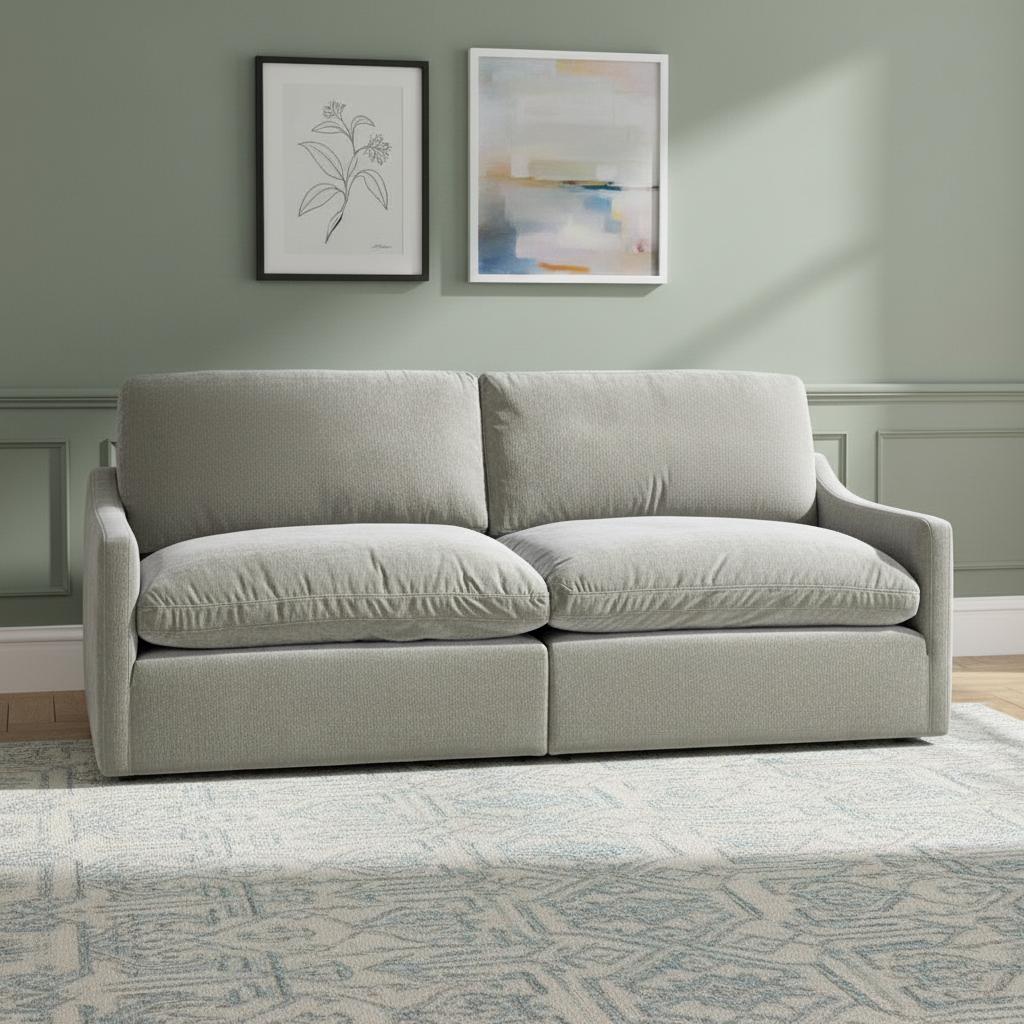 Melanie 2-Seater Sofa Set, Sage